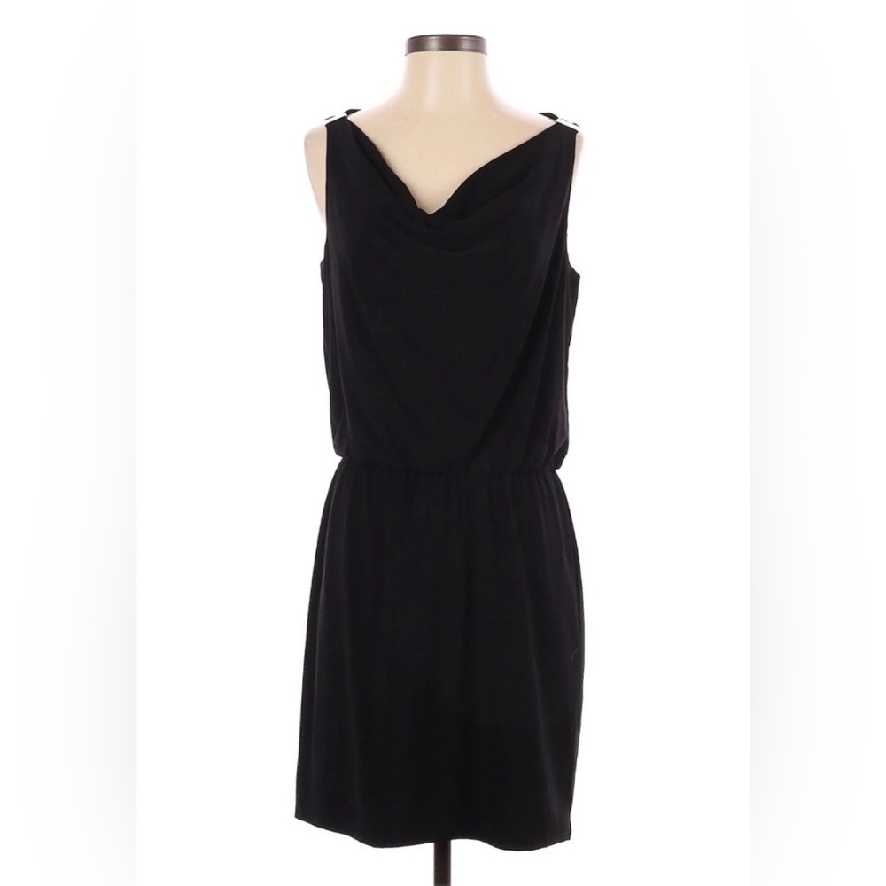 White House Black Market Cowl Neck Short Dress Sz M
